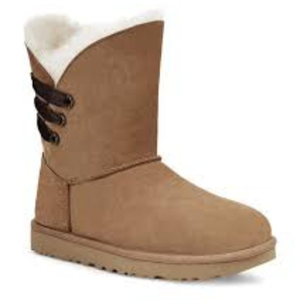 SOLD!!! UGG Constantine Satin Boots Brown